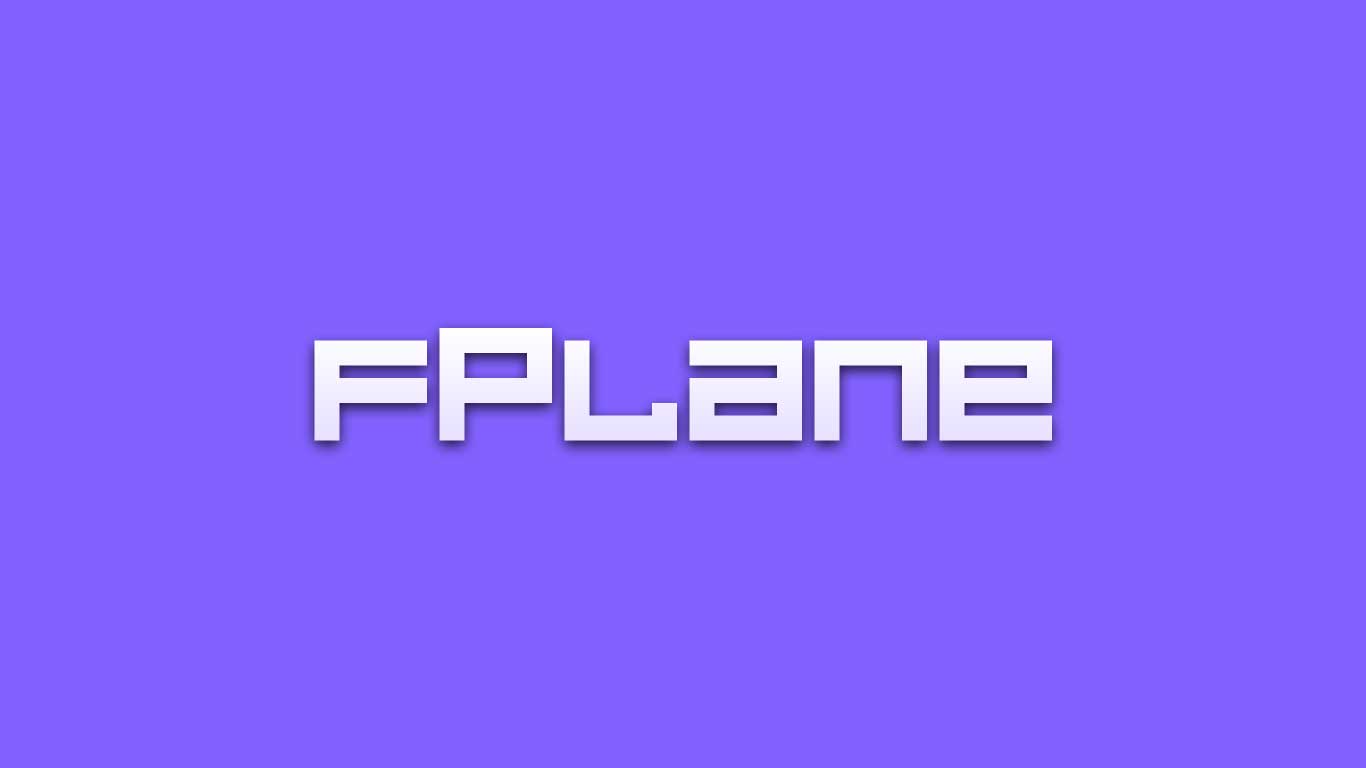 Logo for the fPlane.com domain name