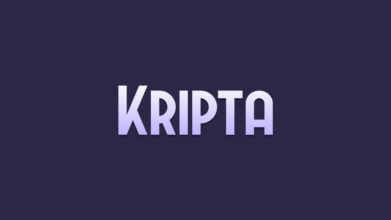 Logo for the Kripta.com domain name