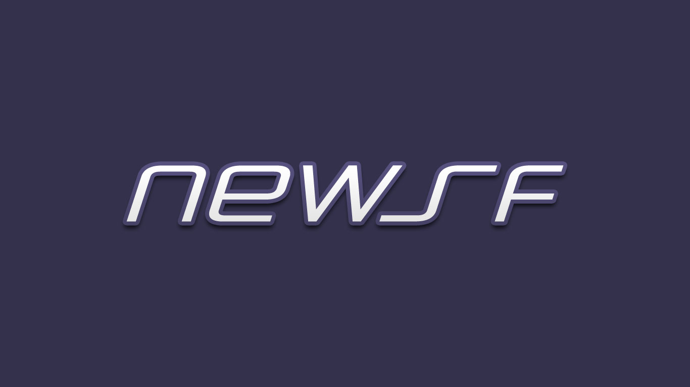 Logo for the Newsf.com domain name