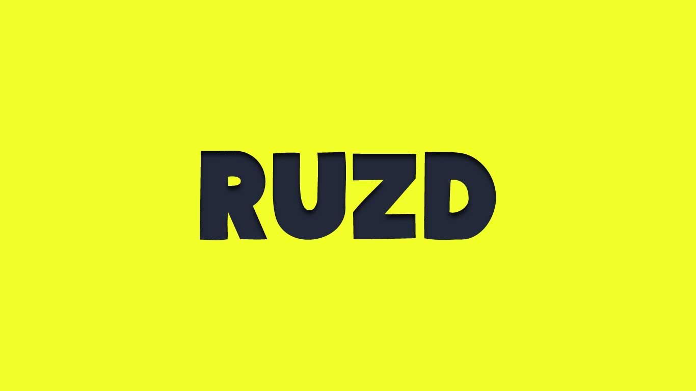 Logo for the Ruzd.com domain name