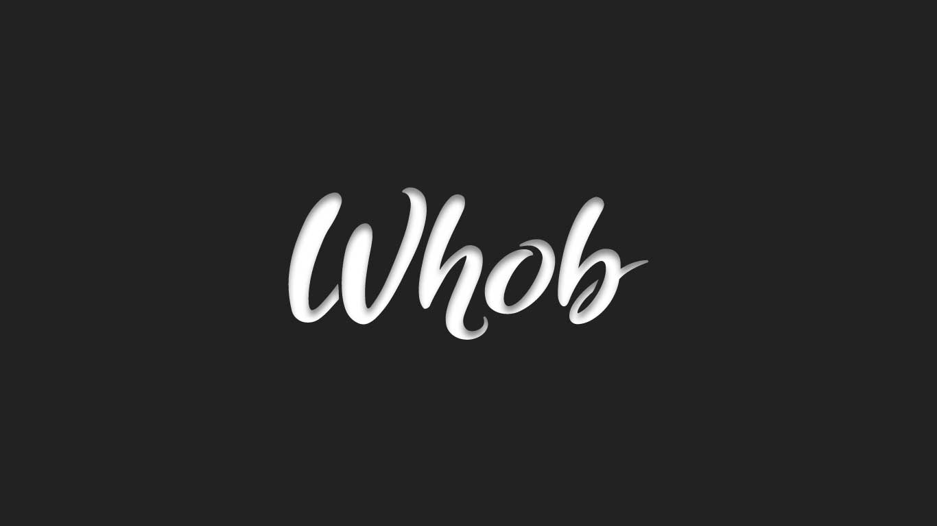 Logo for the Whob.com domain name