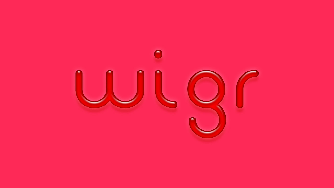Logo for the Wigr.com domain name