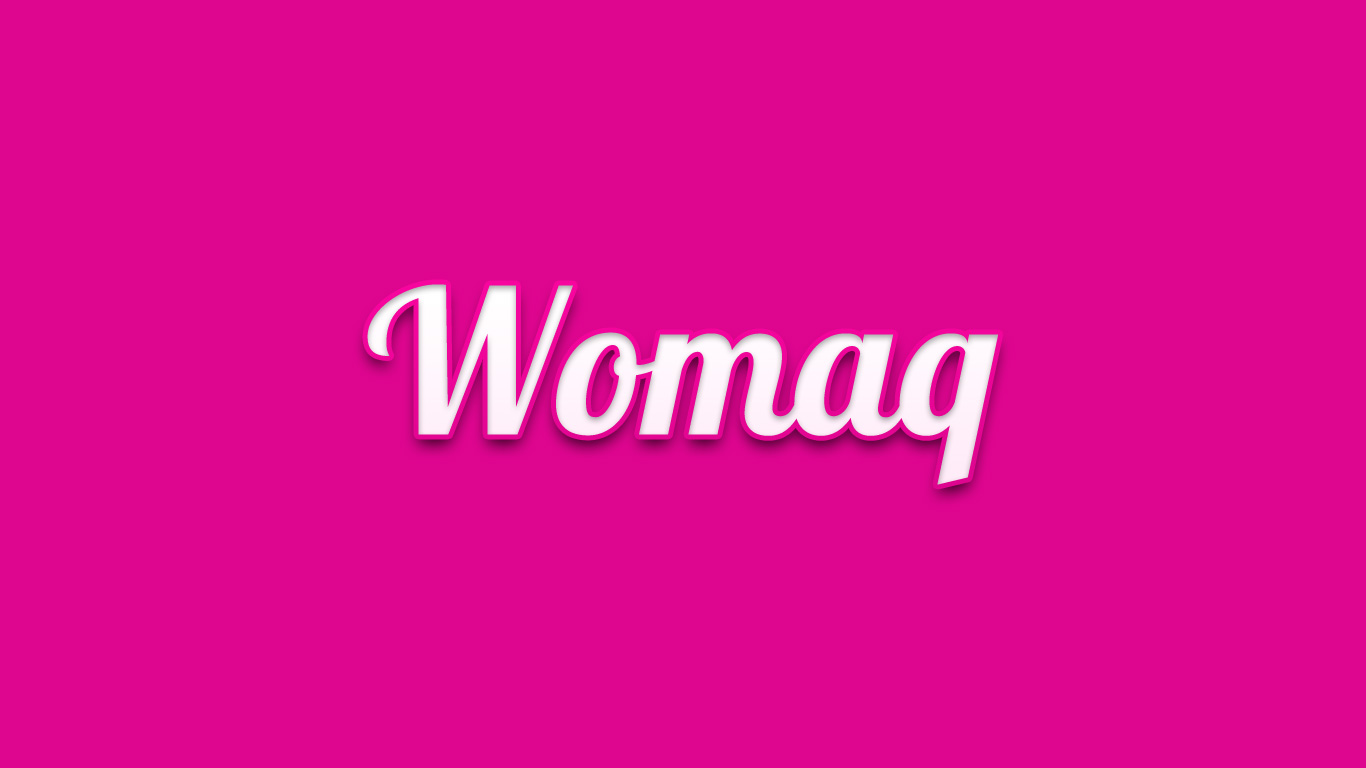 Logo for the Womaq.com domain name