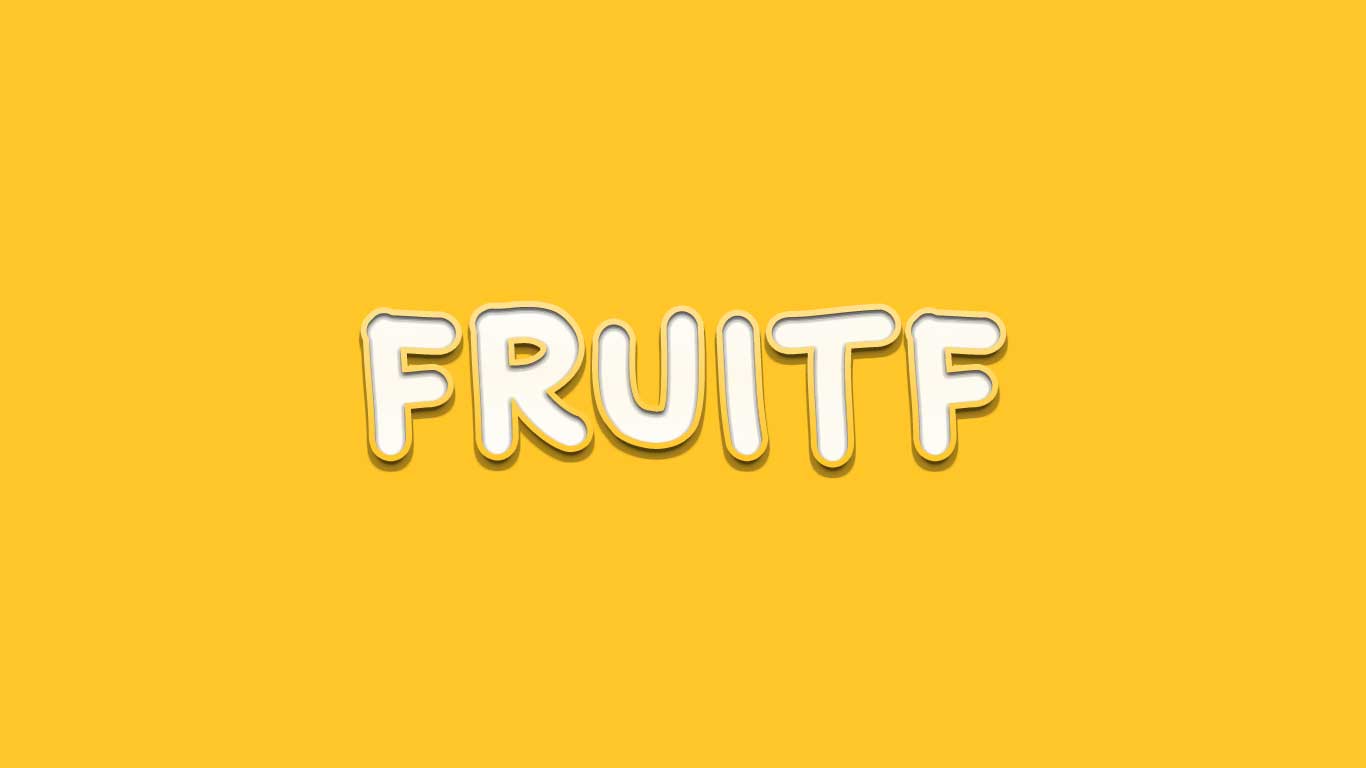 Logo for the Fruitf.com domain name