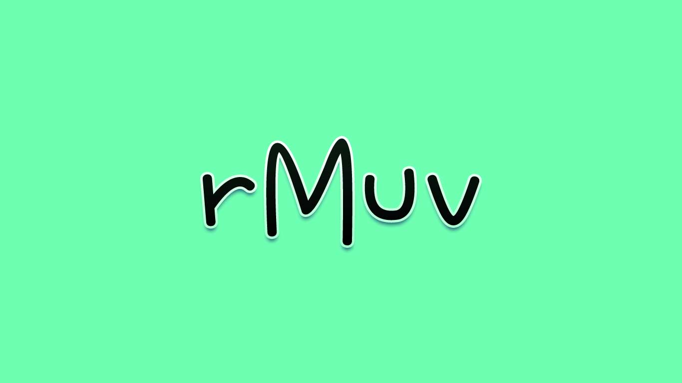 Logo for the rMuv.com domain name