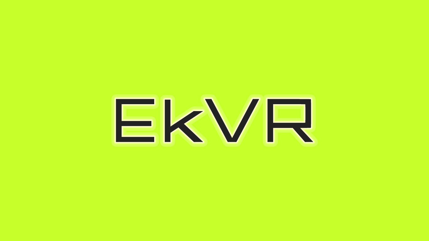 Logo for the EkVR.com domain name