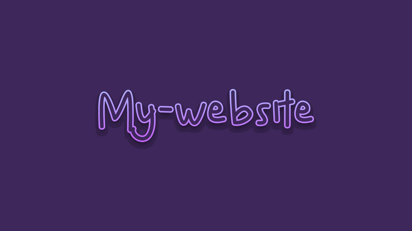 Logo for the My-website.com domain name