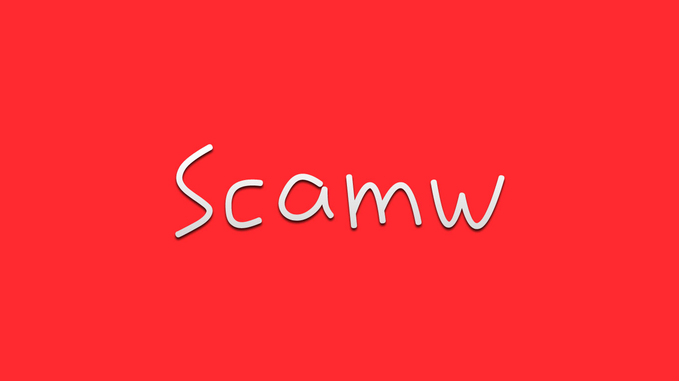 Logo for the Scamw.com domain name