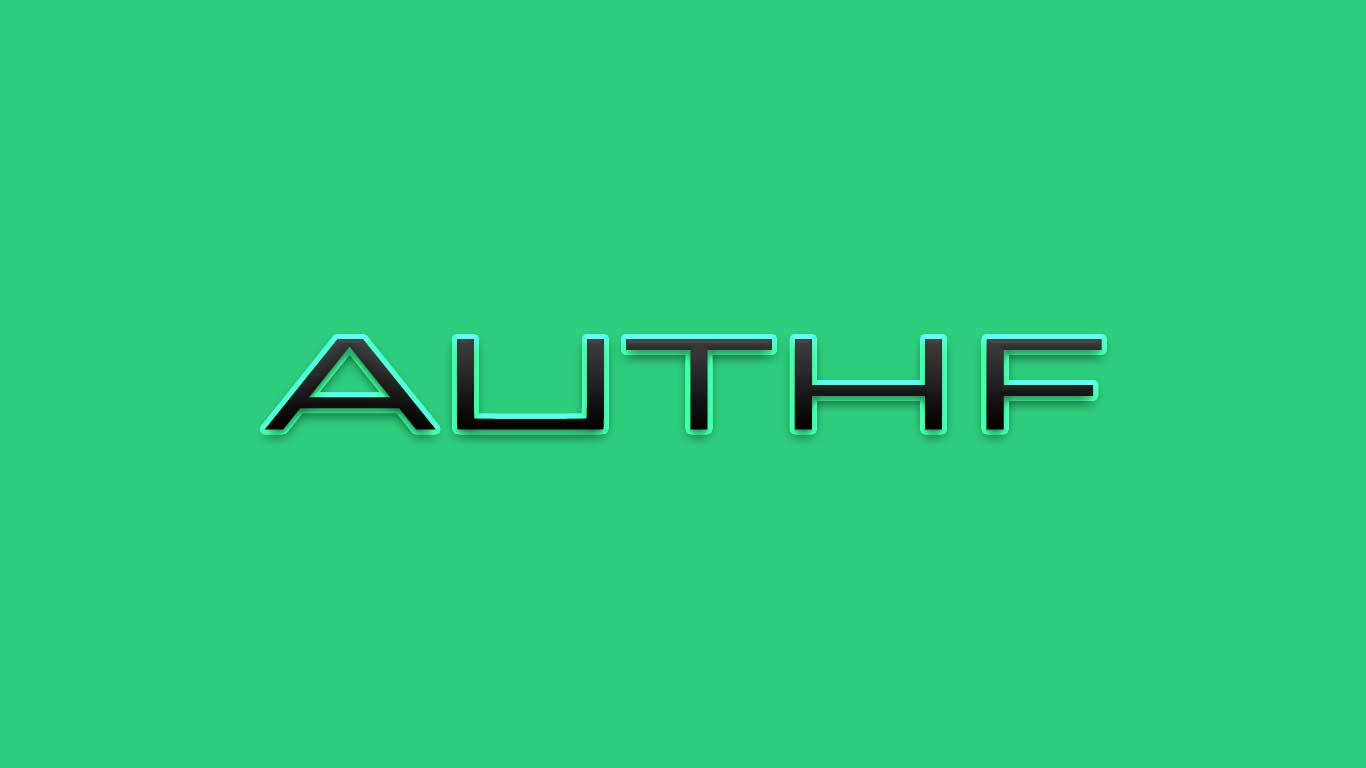 Logo for the Authf.com domain name